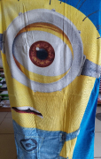 Minions, 70x140 cm, törölköző, 100 % pamut, puha, nagyméretű, strandtörölköző, fürdőlepedő - többféle mintával